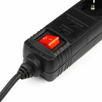 Сетевой фильтр Energenie SPG5-C-10 3м. 16А. черный