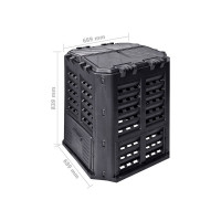 Компостер Gardeck 360 л KOMPOST360CZARU008