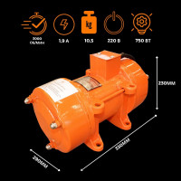 Площадочный вибратор Промышленник zw 35 ВП35220075