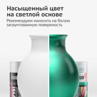 Эмаль металлик универсальная быстросохнущая KUDO SILVER GRAIN FINISH зелёная KU-1054