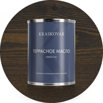 Масло террасное Kraskovar Эбен 0,75л 1122