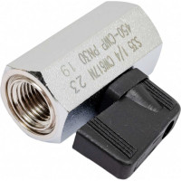 Шаровой кран RUB 1/4 DN8 PN30, ВР-ВР, серия NAPOLI S.35, флажок S35BF0