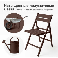 Аэрозольная краска в баллончике KUDO быстросохнущая акриловая универсальная полуматовая SATIN RAL 8017 коричнево-шоколадная KU-0A8017