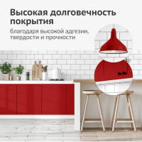 Эмаль универсальная акриловая KUDO satin RAL 3000 огненно-красная 520 мл KU-0A3000