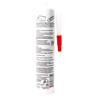 Герметик силиконовый 310г высокотемпературный красный ABRO SS-2400-RW
