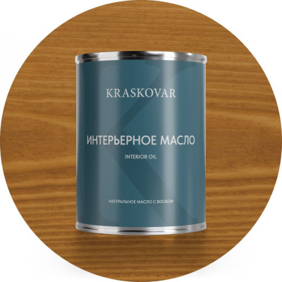 Масло интерьерное Kraskovar Тик 0,75л 1097