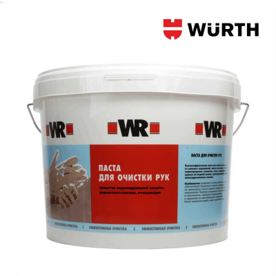 Профессиональная очищающая паста для рук WR ведро 11 л Wurth 1893900900092 1