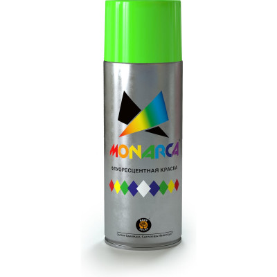 Аэрозольная краска MONARCA флуоресцентная Зеленый 41003