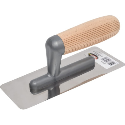 Венецианская кельма STMDECOR ТРАПЕЦИЯ, деревянная ручка D2078