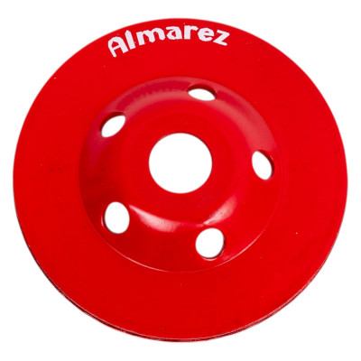 Чашка шлифовальная алмазная турбо (125х22.23 мм) Almarez 303312