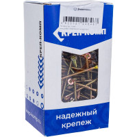 Саморез КРЕП-КОМП желтый цинк POZY 4х70 250шт жд470ф