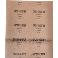 Бумага шлифовальная водонепроницаемая (10 шт, зерно 120) GROSSMEISTER 011002120