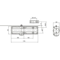 Доводчик DOORLOCK DL100 size 3/4 серебристый 75505