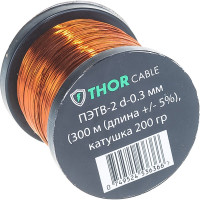 Обмоточный эмалированный провод Торкабель ПЭТВ-2 d-0.3 мм 0749524536366