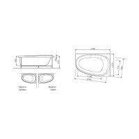 Фронтальная панель AM.PM Like 170х110 см, универсальная W80A-170U110W-P