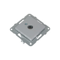 Розетка TV Panasonic МОДУЛЬ Karre Plus 54871 концевая серебро WKTT0451-2SL