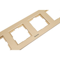 Рамка Panasonic Karre Plus 54787 6м горизонтальная бронза WKTF0806-2BR