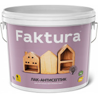 Водорастворимый лак-антисептик FAKTURA палисандр 9л О02528