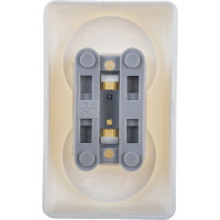 Розетка SVET откр.уст. 2-мест. РА16-008 90 SV0925-0141