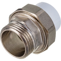 Комбинированная муфта VALFEX PP-R белая, разъем 25х1 дюйма НР 10156225 127-0225