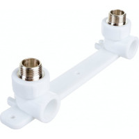 Монтажная планка VALFEX PP-R белая, 20х1/2 дюйма НР, под смеситель 10123020 127-1647