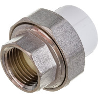 Комбинированная муфта VALFEX PP-R белая, разъем 20х1/2 дюйма ВР 10155015 127-0208