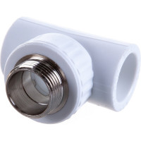 Комбинированный тройник VALFEX PP-R белый, 32х1 дюйма НР 10128032 127-0528