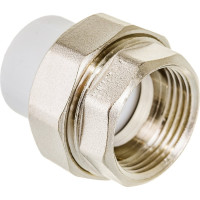 Комбинированная муфта VALFEX PP-R белая, разъем 20х3/4 дюйма ВР 10155120 127-0209