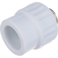 Комбинированная муфта VALFEX PP-R белая, 25х1/2 дюйма НР 10130125 127-0240