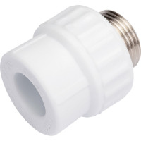 Комбинированная муфта VALFEX PP-R белая, 20х3/4 дюйма НР 10130120 127-0239