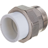 Комбинированная муфта VALFEX PP-R белая, разъем 32х1 1/4 дюйма НР 10156132 127-0228