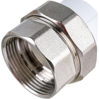 Комбинированная муфта VALFEX PP-R белая, разъем 32х1 1/4 дюйма ВР 10155132 127-0216