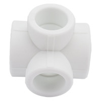 Крестовина VALFEX PP-R белая, 2-плоскостная, 32х25 мм 10118132 127-8213