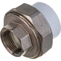 Комбинированная муфта VALFEX PP-R белая, разъем 32х3/4 дюйма ВР 10155220 127-0214