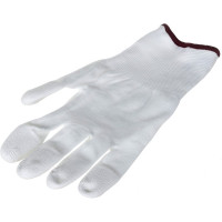 Нейлоновые перчатки с полиуретановым покрытием кончиков пальцев ULTIMA белые ULT620F/L