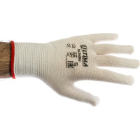 Нейлоновые перчатки без покрытия ULTIMA белые ULT620U/S