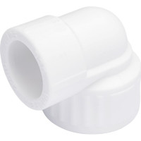 Комбинированный угольник VALFEX PP-R белый, 25х1/2 дюйма ВР 10125125 127-0588