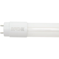 Светодиодная лампа General Lighting Systems Стандарт GLT8F-1200-18-6500-M, 18Вт, 1680Лм, 170-260В, цоколь G13, колба Т8 (трубка), 1200х28мм, 6500К - холодный белый свет 635400