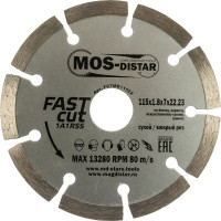 Круг алмазный 1A1RSS Fast Cut Быстрый рез (115х1.8х7х22.23 мм) МОS-DISTAR FC7MD11522