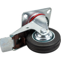 Колесо промышленное поворотное с тормозом SCB97 85 мм MFK-TORG 4003085