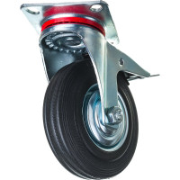 Колесо промышленное поворотное с тормозом SCB55 125 мм MFK-TORG 4003125