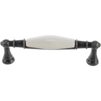Ручка-скоба Brante RS.1426.96.F20 керамика-чёрный никель 606543