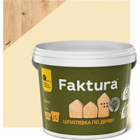 Шпаклевка по дереву FAKTURA для наружных и внутренних работ, цвет сосна 0,8 кг О02559