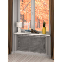 Экран для радиатора Стильный Дом Готико 120х60 см, дуб серый v545929