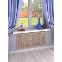 Экран для радиатора Стильный Дом Готико 120х60 см, дуб сонома v545950