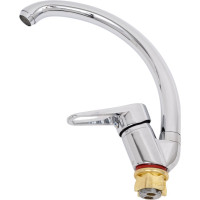 Смеситель для кухни G-lauf с высоким поворотным изливом, хром NUD4-A045