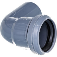 Канализационный отвод RTP 40 мм, 87 градусов, серый 36416