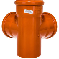 Крестовина наружной канализации RTP 110/110/110, 87 градусов 36552