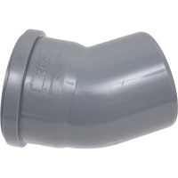 Канализационный отвод RTP 110 мм, 30 градусов, серый 36677