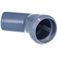 Канализационный отвод RTP 40 мм, 45 градусов, серый 36405